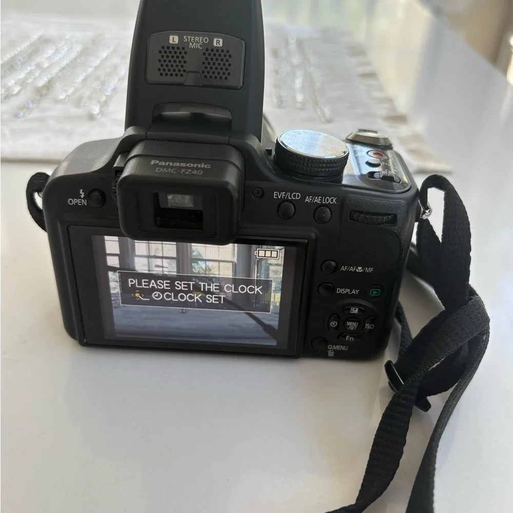 Panasonic LUMIX Black Digital Camera with Accessories